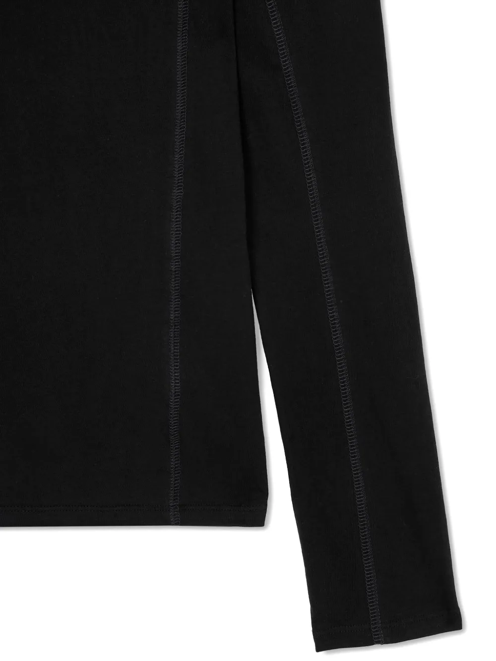 Studio Tomboy Stitch-detail Long-sleeve T-shirt In Black