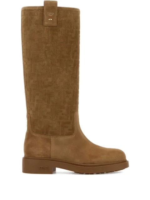 FENDI botas altas de gamuza