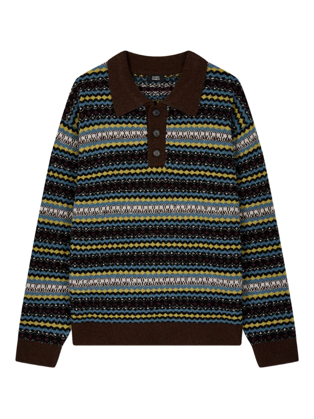 STUDIO TOMBOY button-fastening sweater | marrón | Image 1