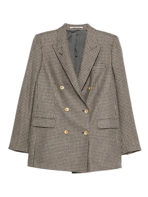 Tagliatore double-breasted houndstooth blazer 