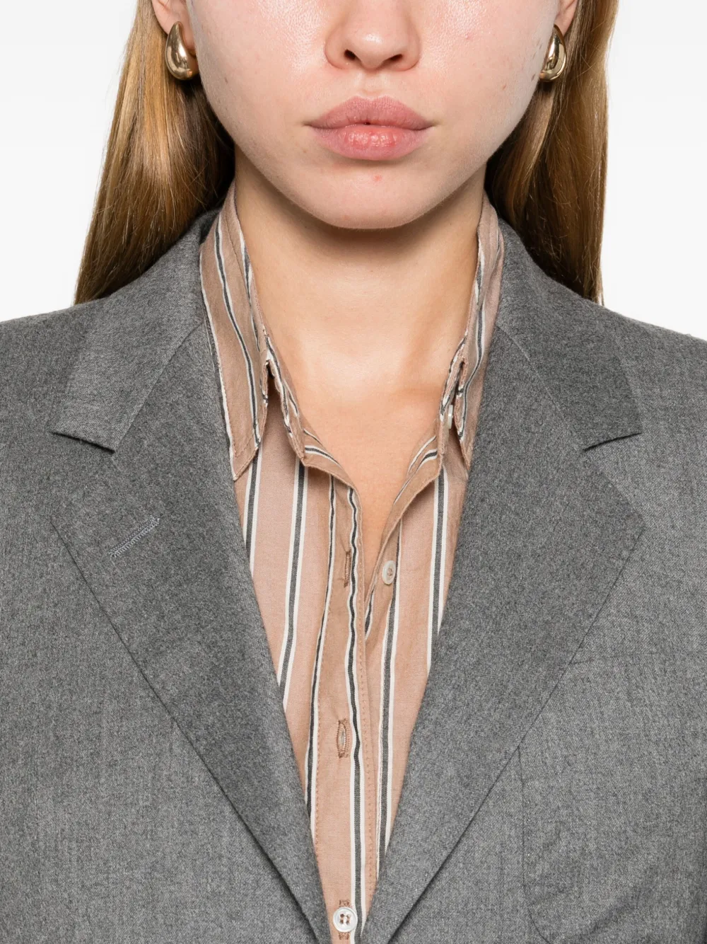 Tagliatore Single-breasted Blazer In Gray