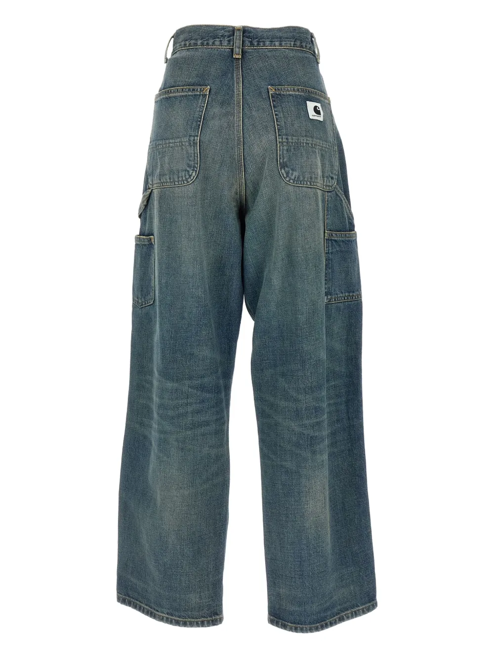 Carhartt WIP high-waisted wide-leg jeans - Blauw
