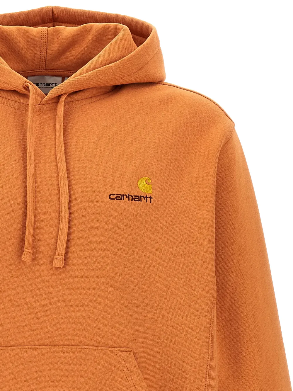 Carhartt WIP American Script hoodie Oranje