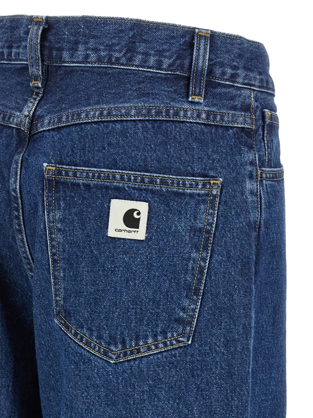 Carhartt WIP Brandon jeans met wijde pijpen Blauw