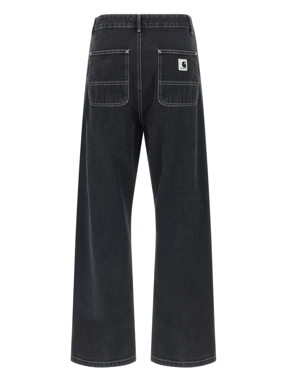 Carhartt High-waisted Wide-leg Jeans In Black