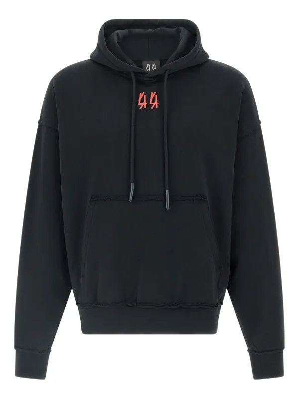 44 LABEL GROUP パーカー 44 LABEL GROUP logo-print Hoodie | Black | FARFETCH JO