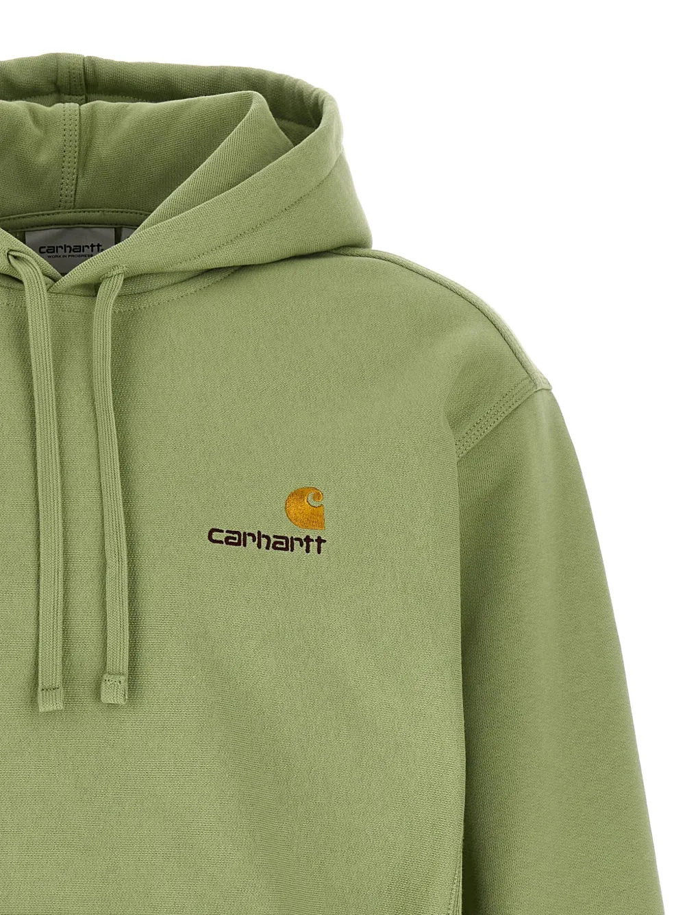 Carhartt WIP American Script hoodie Groen