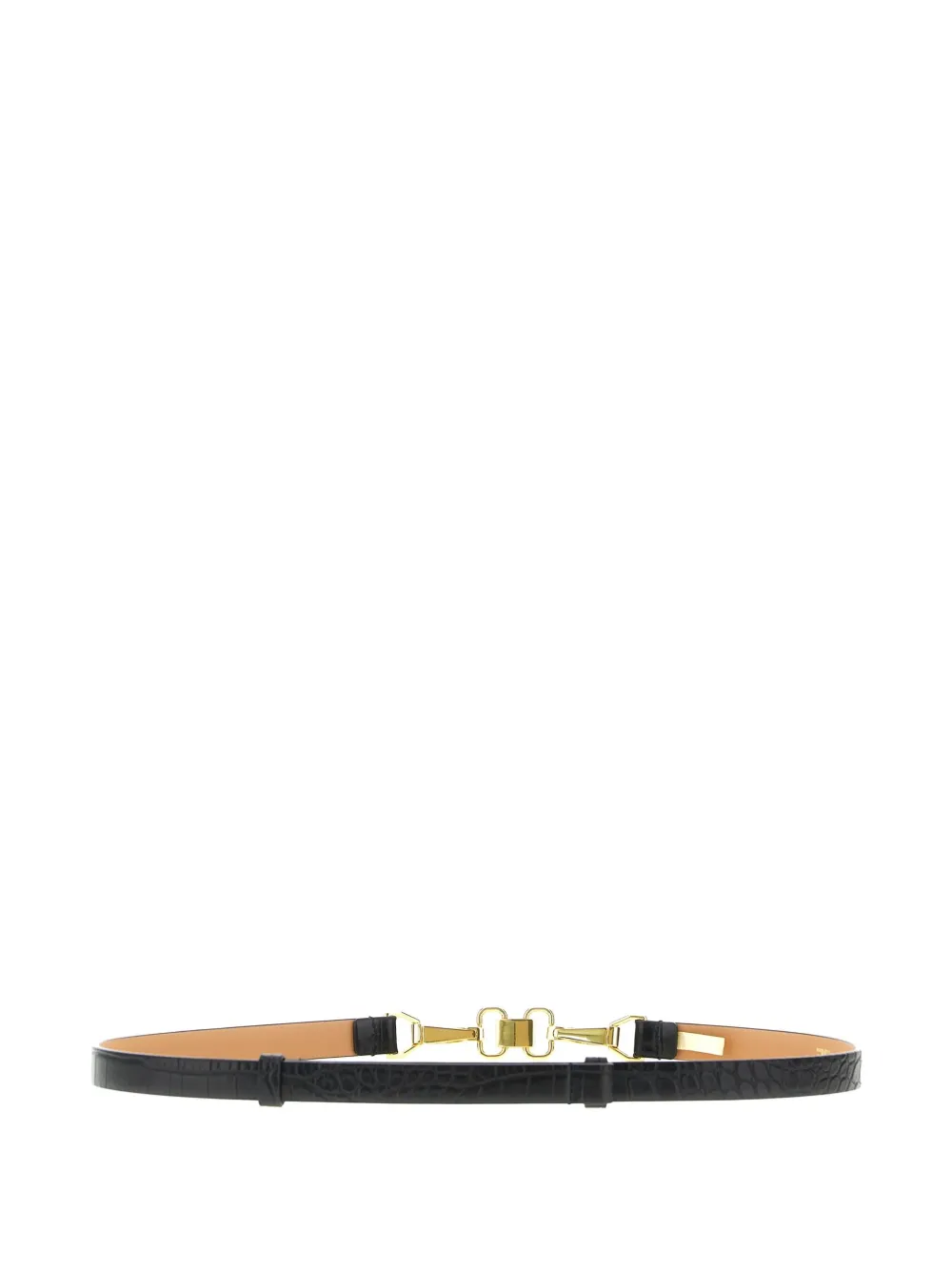 Elisabetta Franchi logo-buckle belt | Black | Image 1