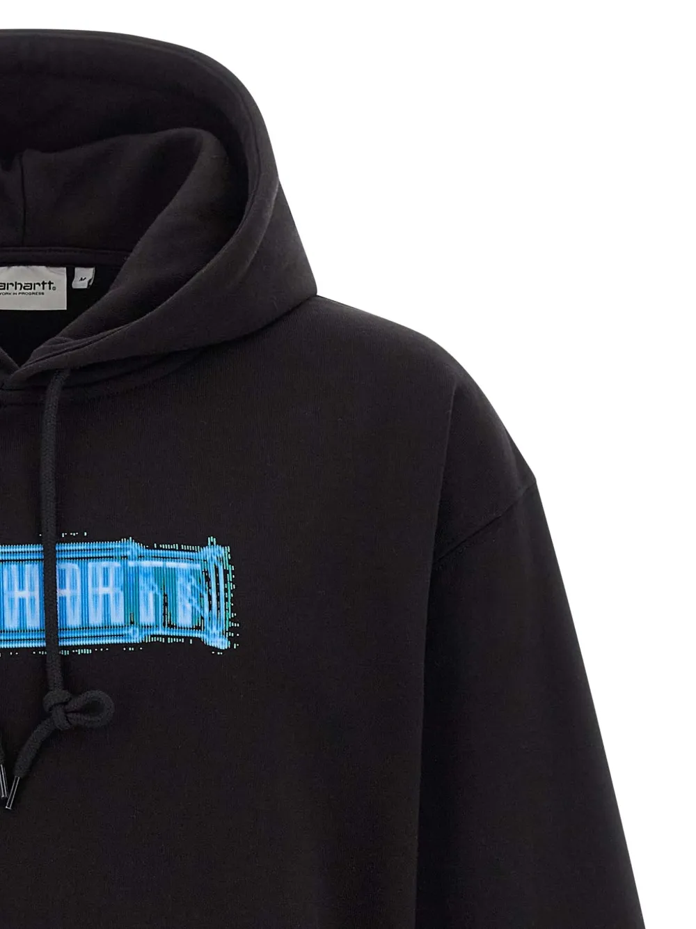 Carhartt WIP Hoodie met print aan de voorkant Zwart