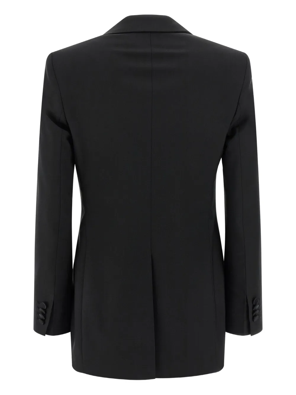 Tagliatore Mantel met dubbele rij knopen Zwart