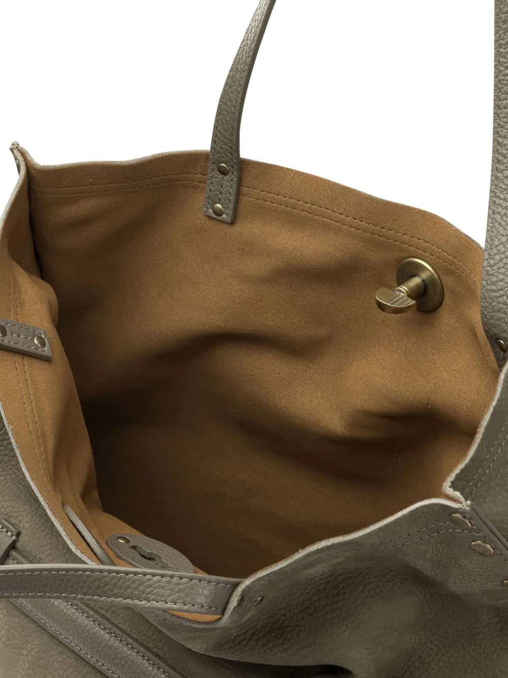 Zanellato Leren schoudertas Groen