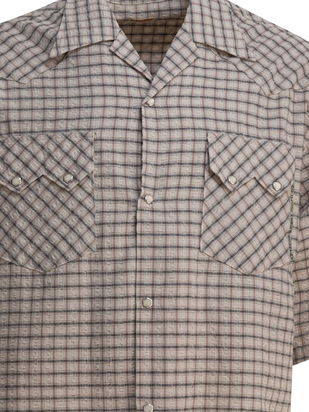 Kapital Plaid-pattern Short-sleeve Shirt In Multi
