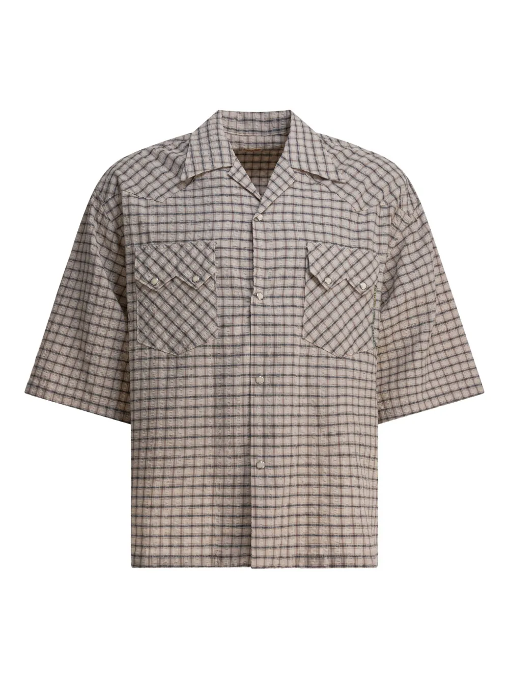 KAPITAL plaid-pattern short-sleeve shirt | Image 2