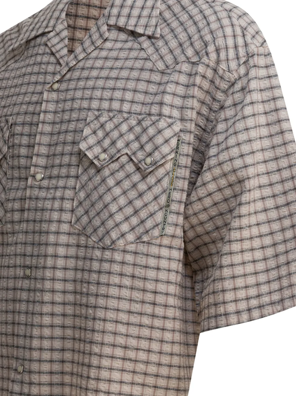 Kapital Plaid-pattern Short-sleeve Shirt In Multi