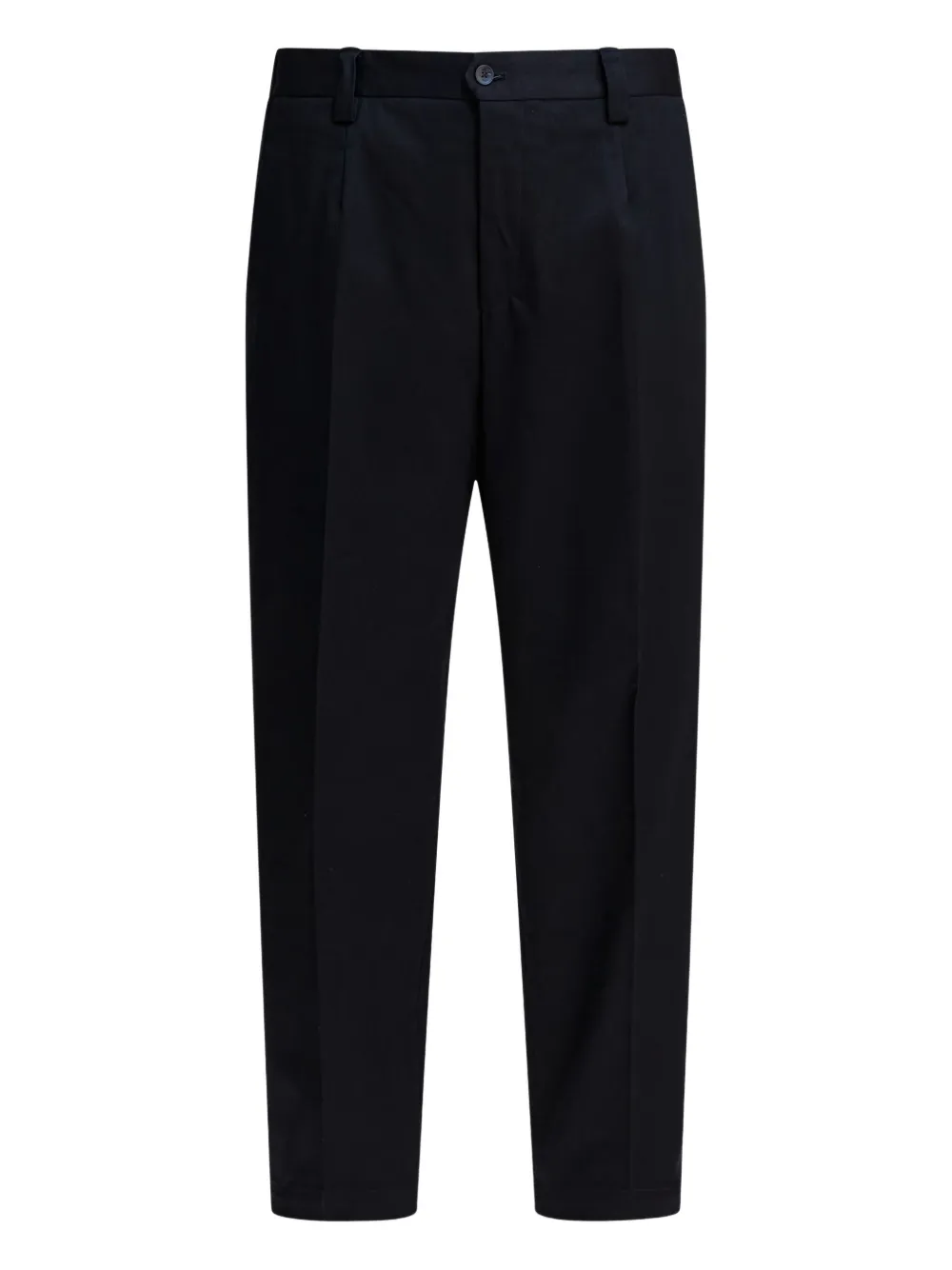Briglia 1949 cotton straight-leg trousers | Black | Image 1