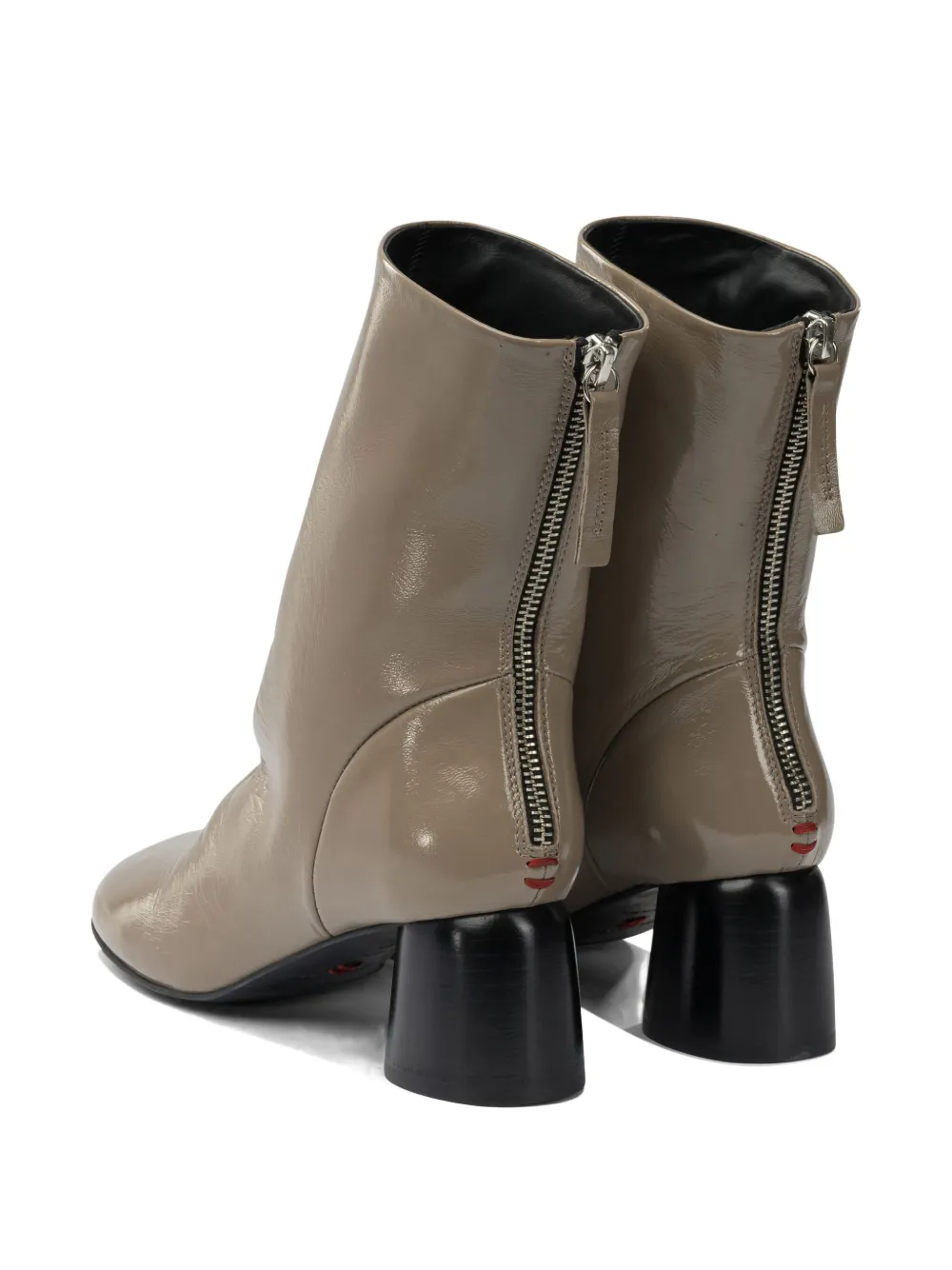 Halmanera 55mm Anna lakleren laarzen Beige