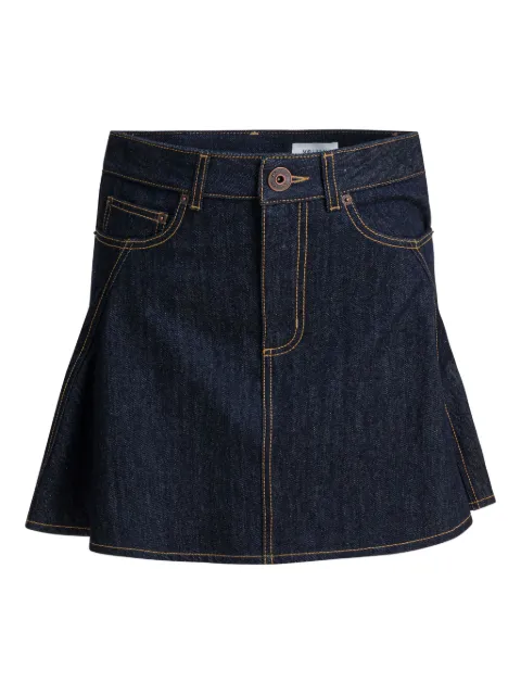 Alexander McQueen flared denim skirt