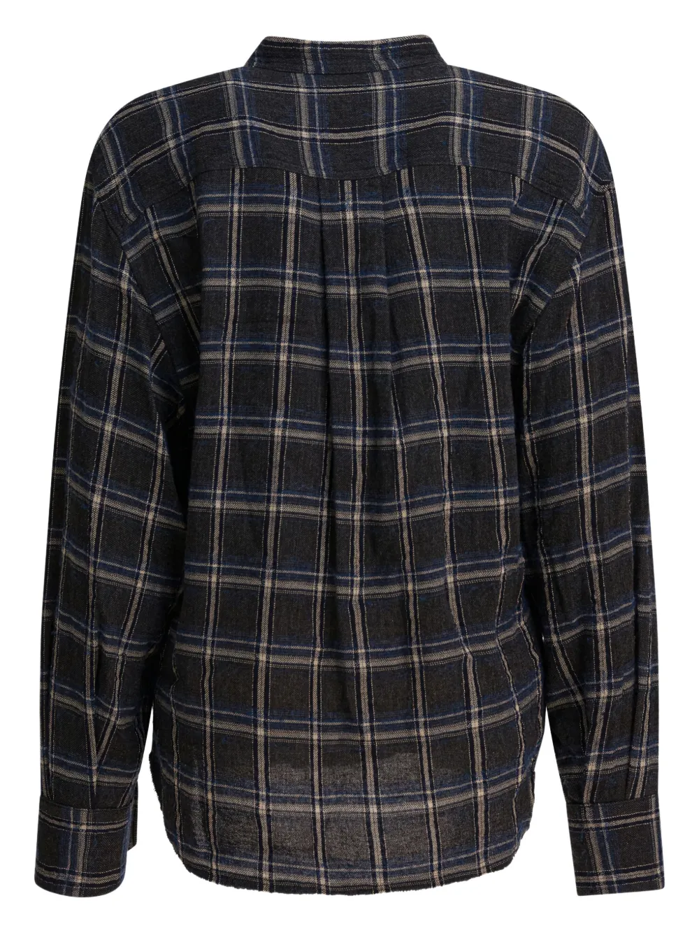 Isabel Marant Check-pattern Blouse In Black