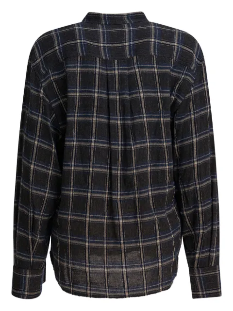 ISABEL MARANT check-pattern blouse
