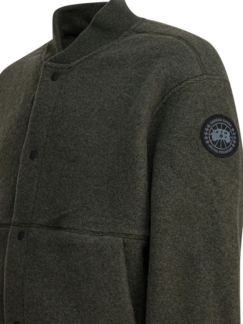 Canada Goose Katoenen fleece bomberjack Groen