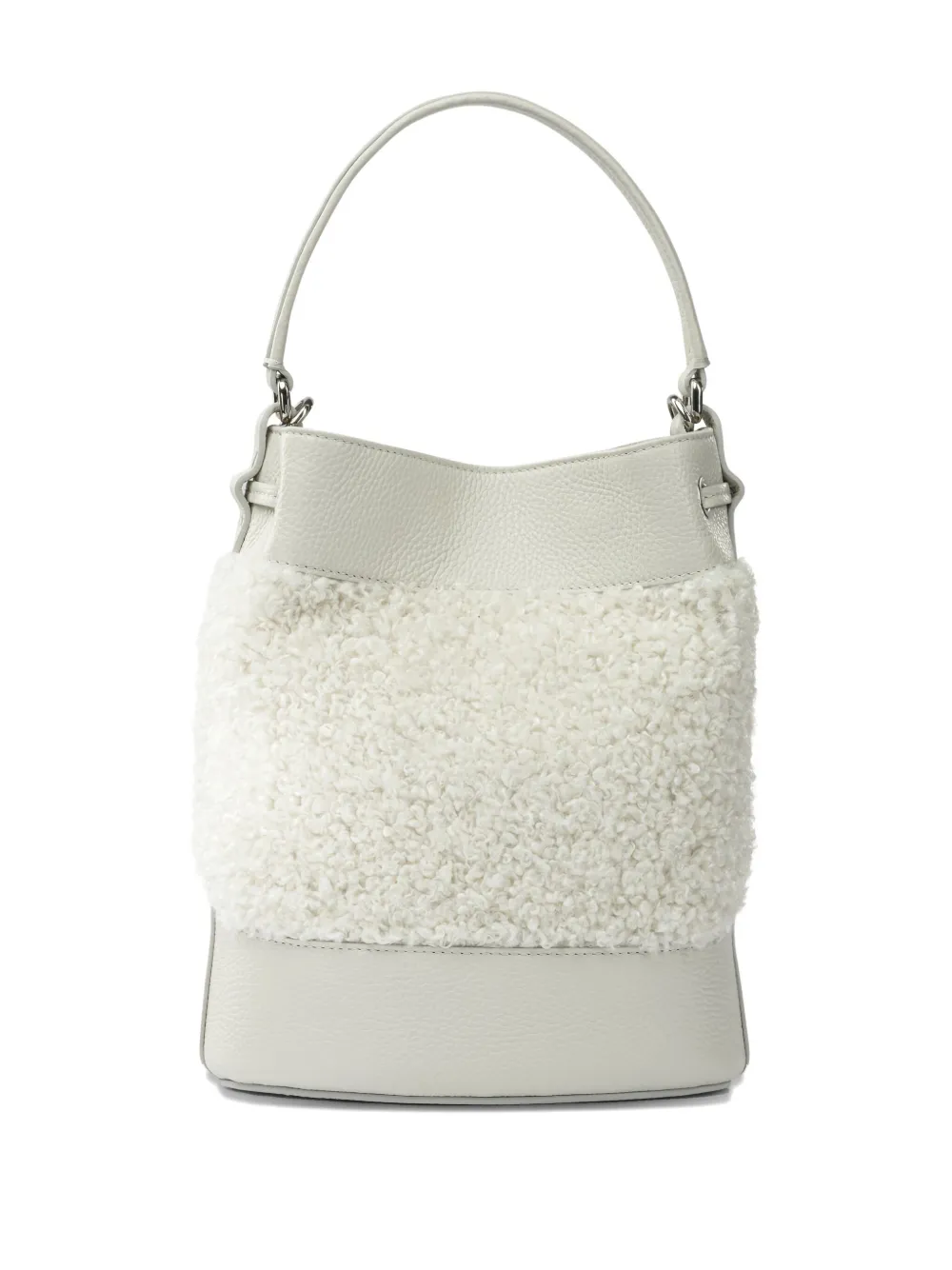 Zanellato panelled leather tote bag - Wit
