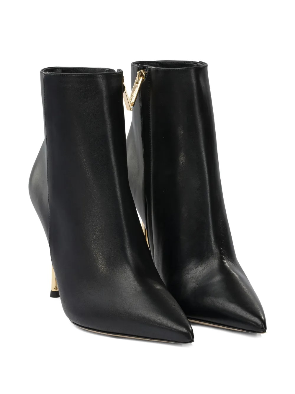 Ninalilou Pointed-toe Ankle Boots In Multi