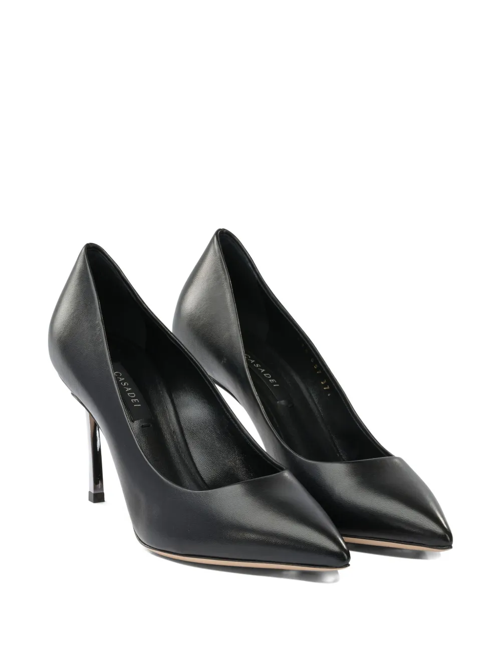 Casadei Leather Heeled Pumps In Multi