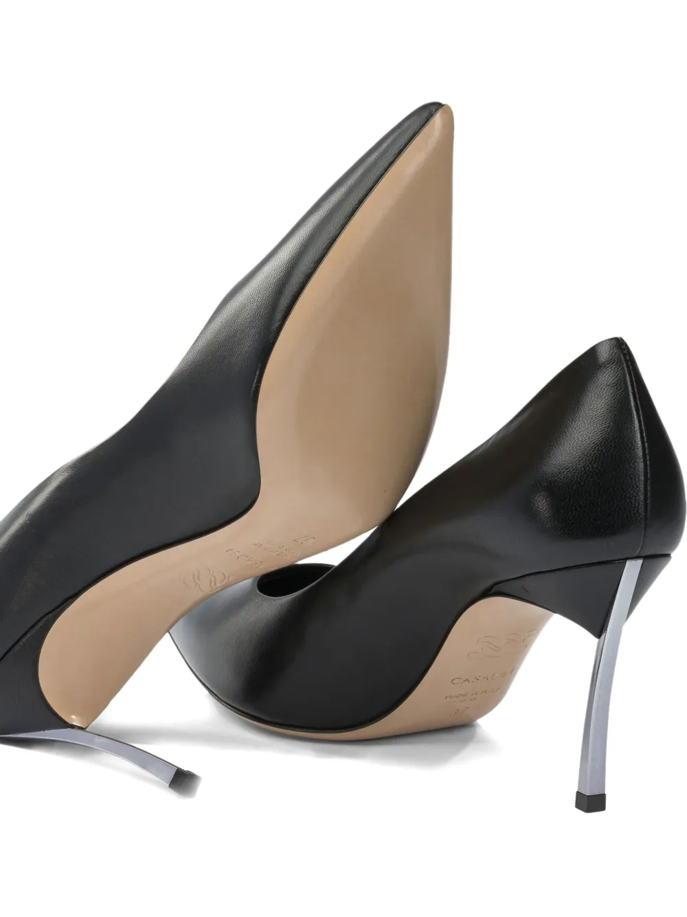 Casadei Leather Heeled Pumps In Multi