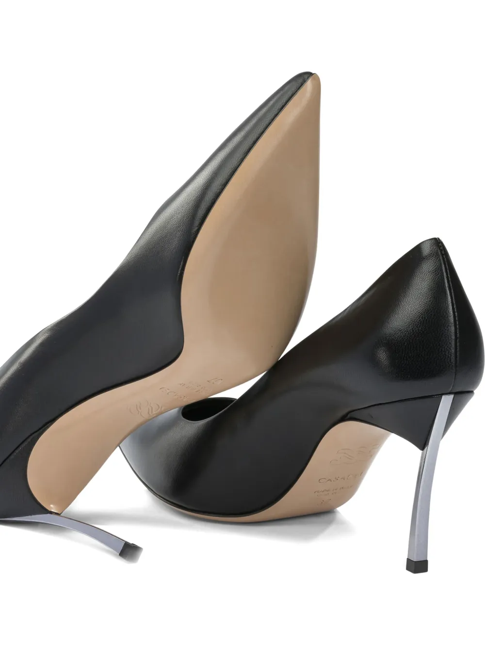 Casadei Leather Heeled Pumps In Multi