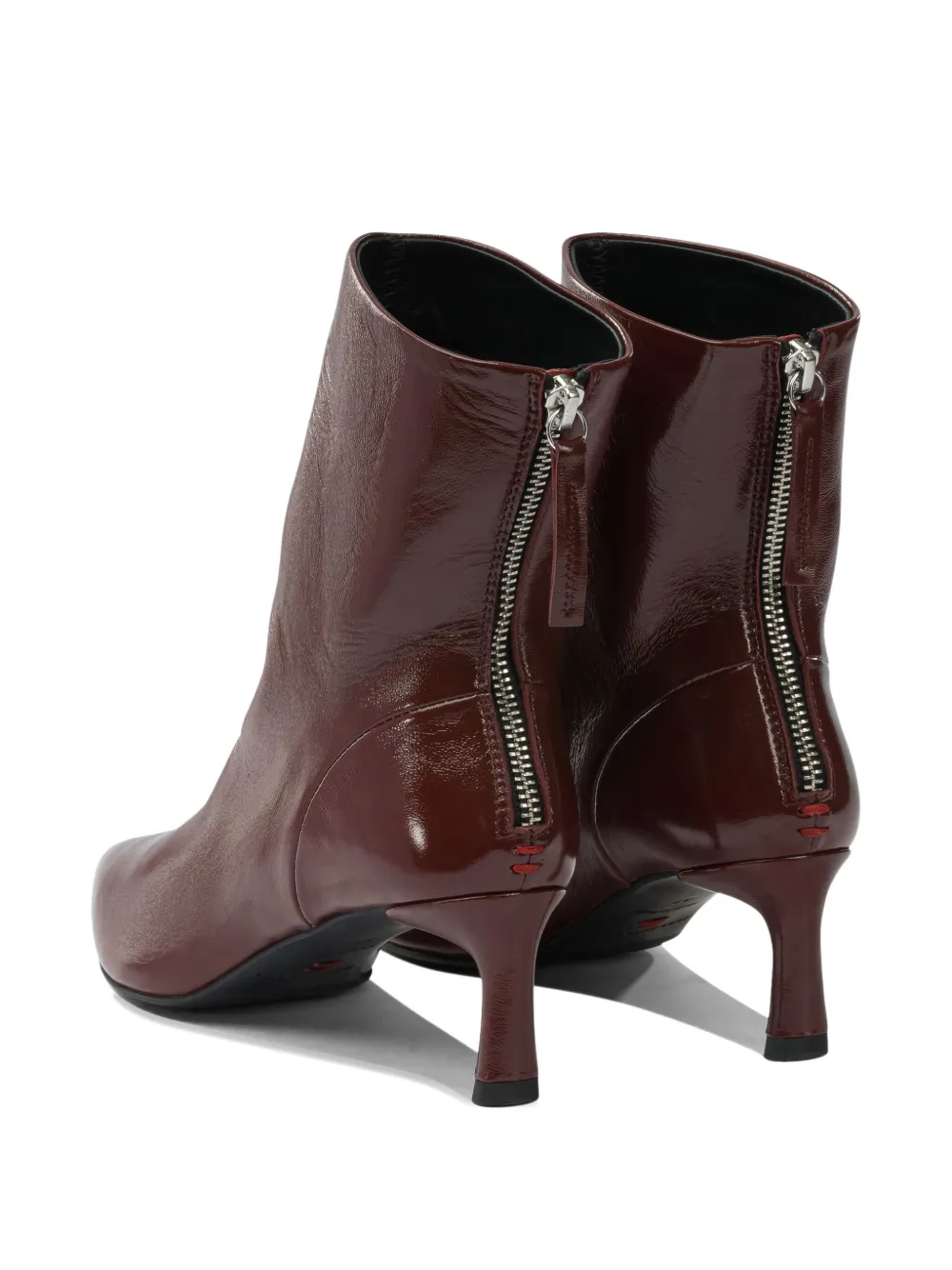 Halmanera Pointed-toe Ankle Boots In Brown
