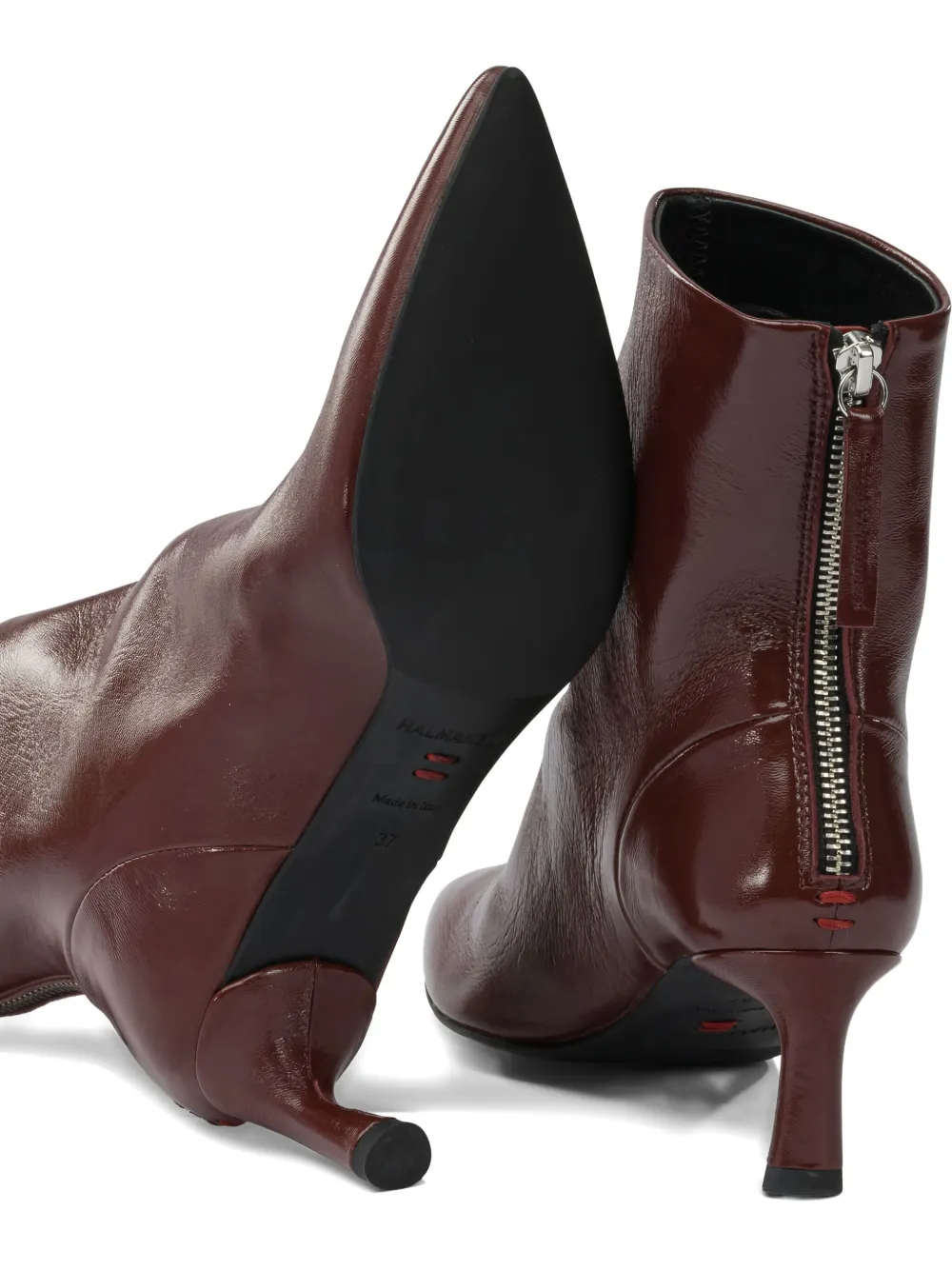Halmanera Pointed-toe Ankle Boots In Brown