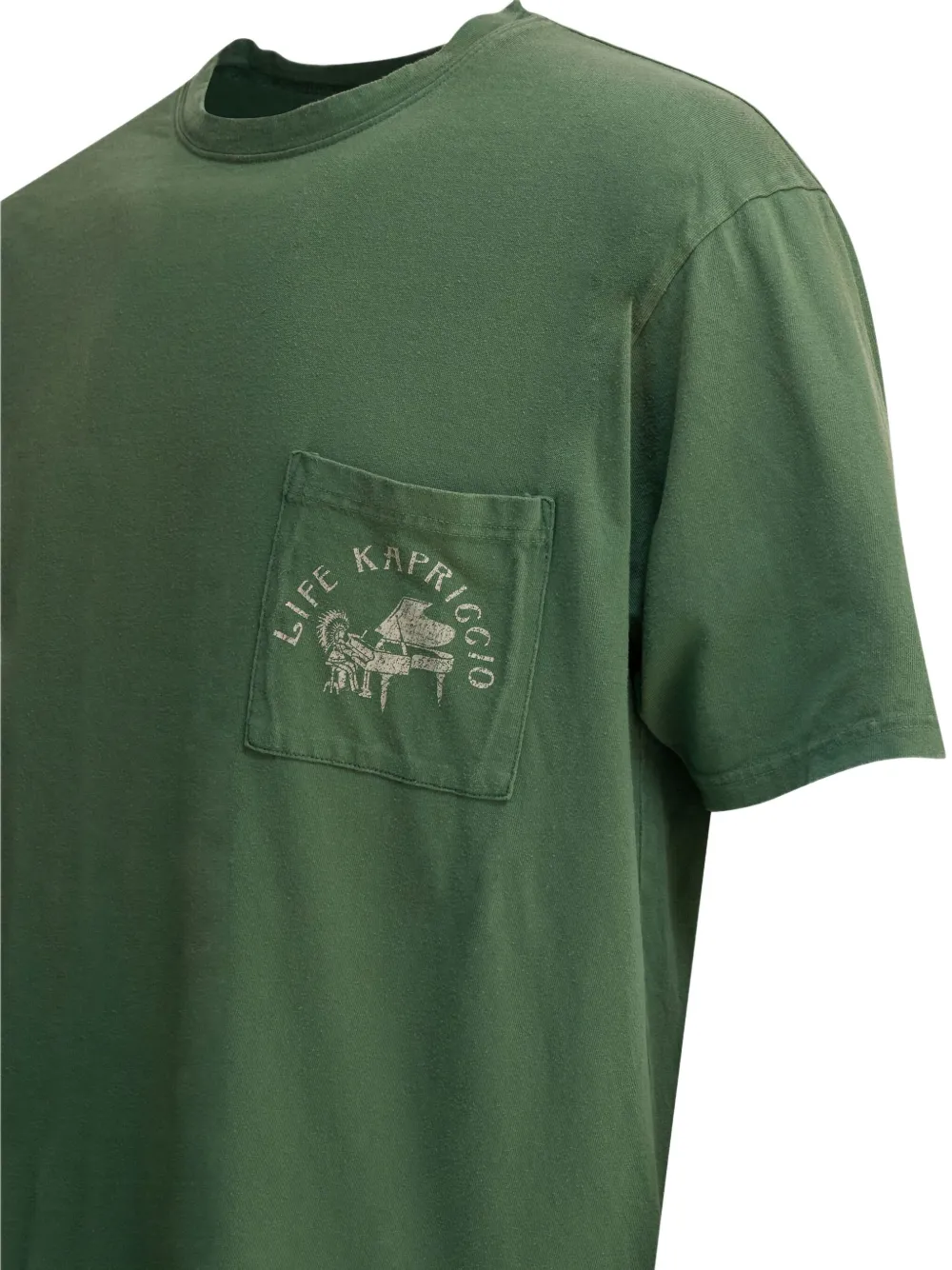 KAPITAL Katoenen T-shirt Groen