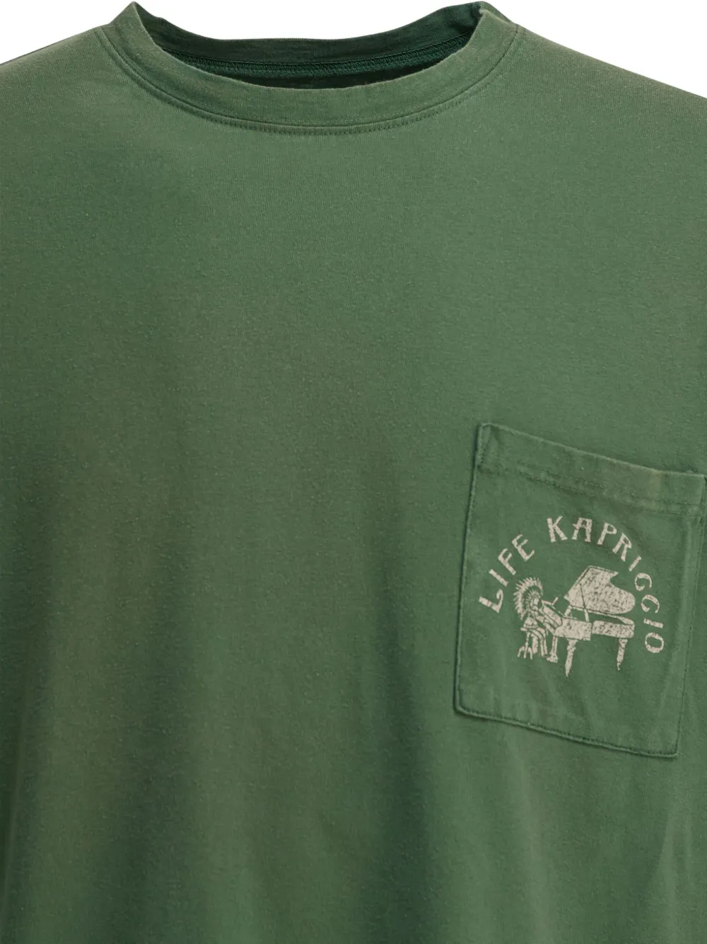 KAPITAL Katoenen T-shirt Groen