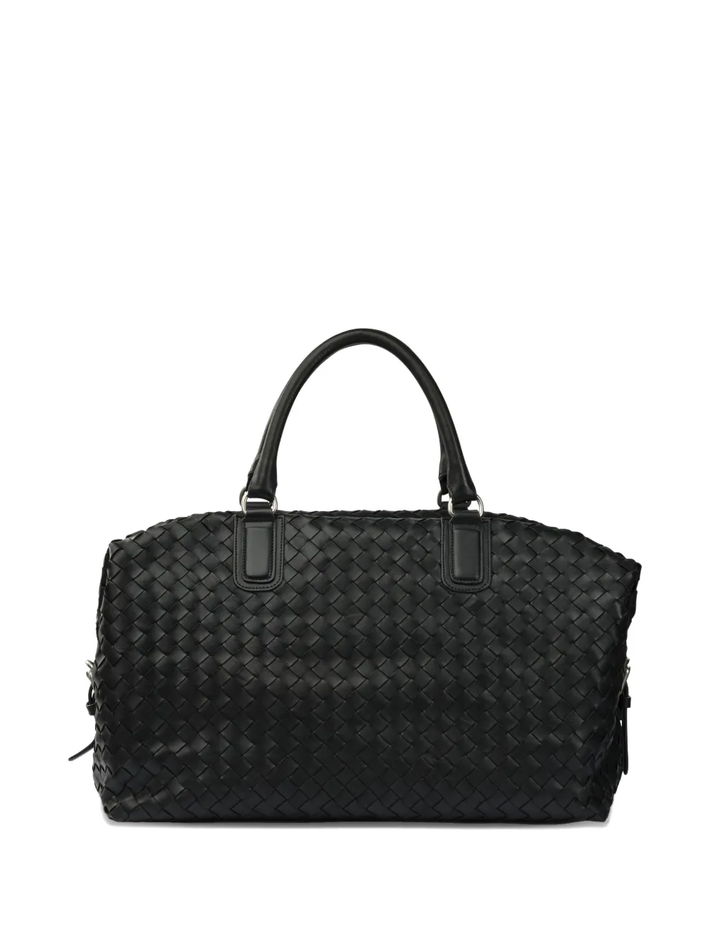 Officine Creative Woven Zip-faastening Tote Bag In Black