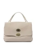Zanellato studded-detail turn-lock tote bag - Grey