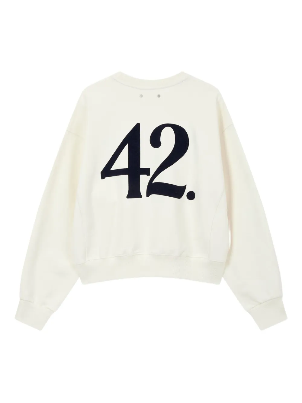 Studio Tomboy Logo-embroidered Sweatshirt In Neutral