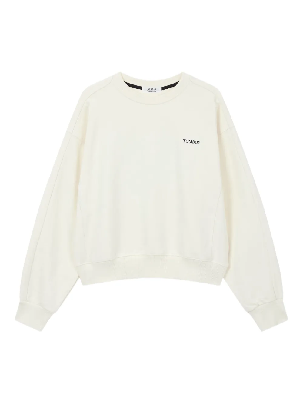 Studio Tomboy Logo-embroidered Sweatshirt In Neutral