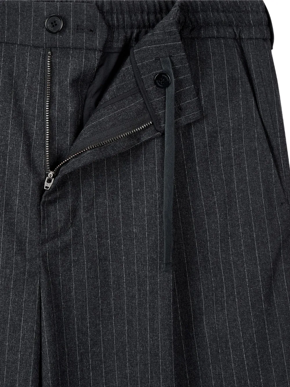 STUDIO TOMBOY Gestreepte broek Zwart