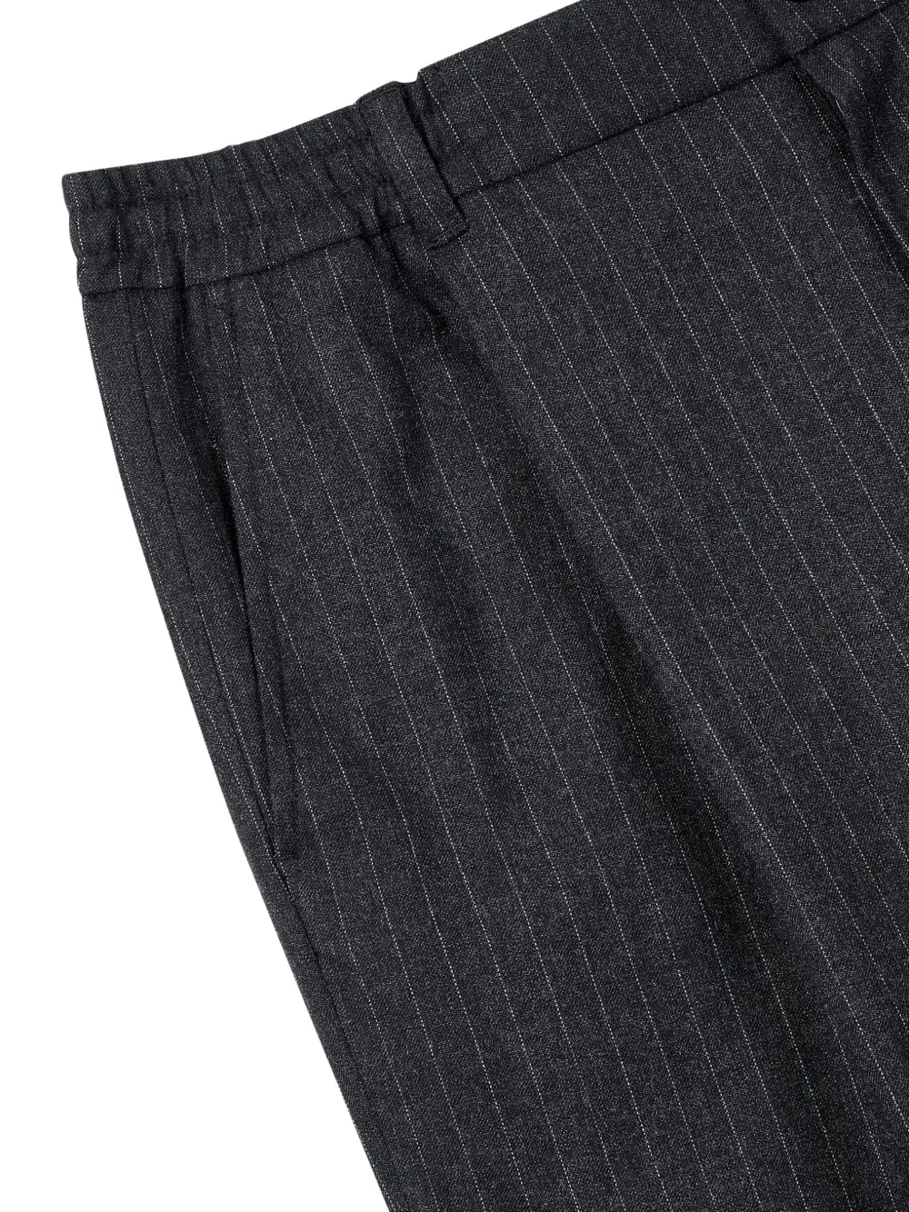 STUDIO TOMBOY Gestreepte broek Zwart