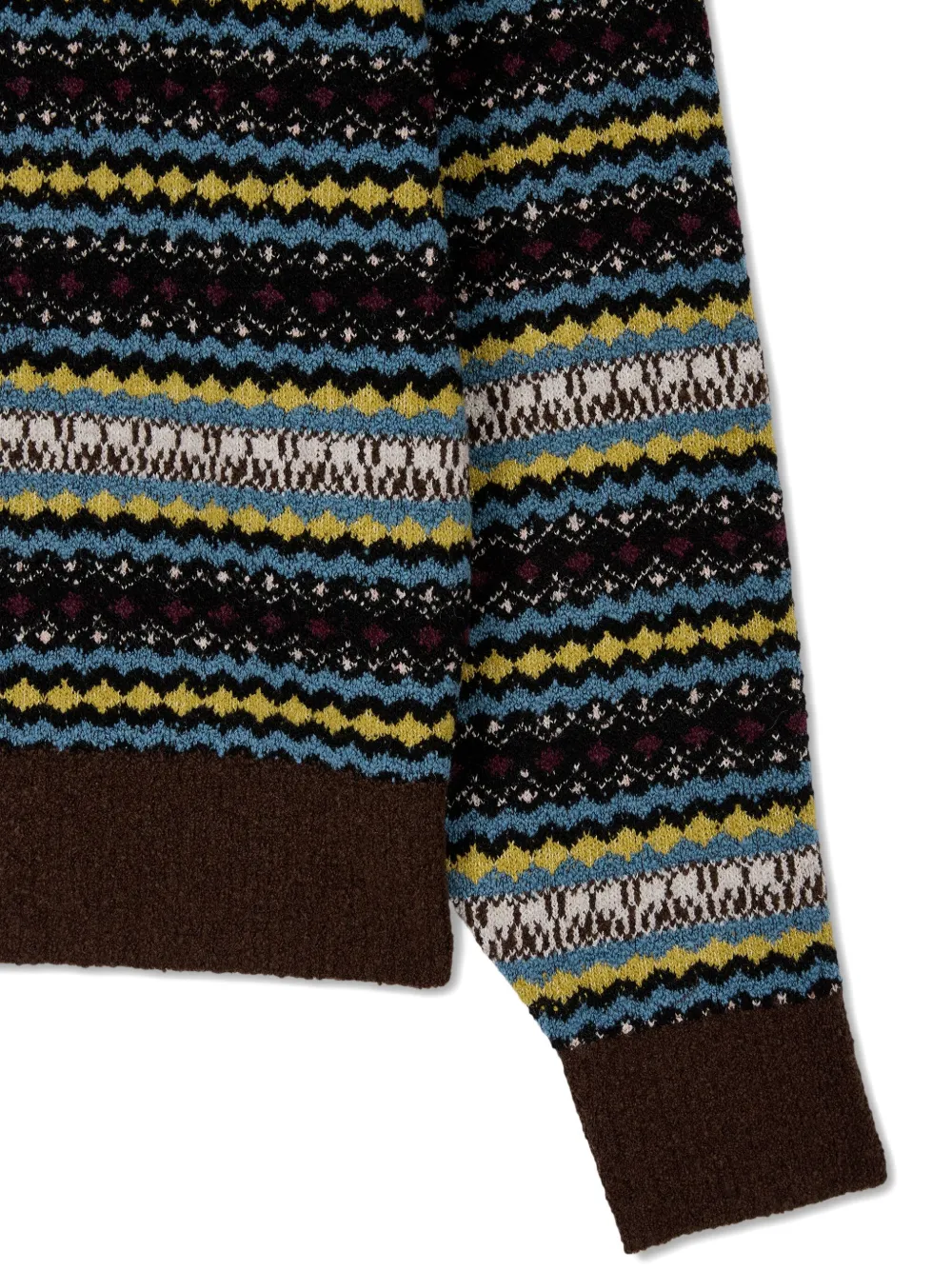 Studio Tomboy Round-neck Sweater In Brown