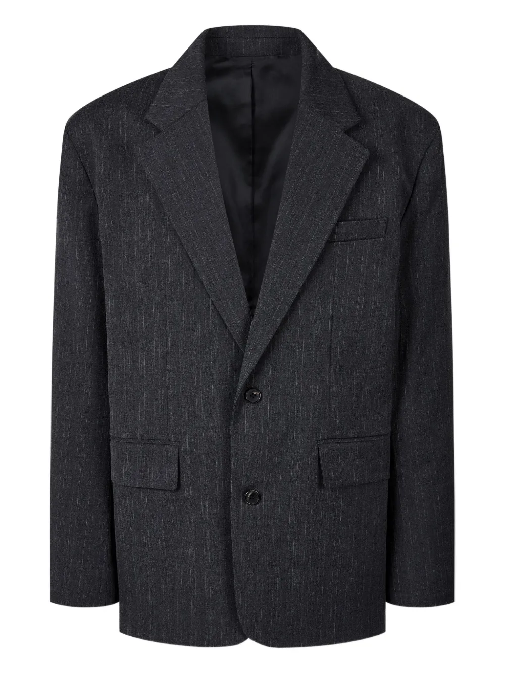 STUDIO TOMBOY blazer con rayas estampadas y botones | gris | Image 1