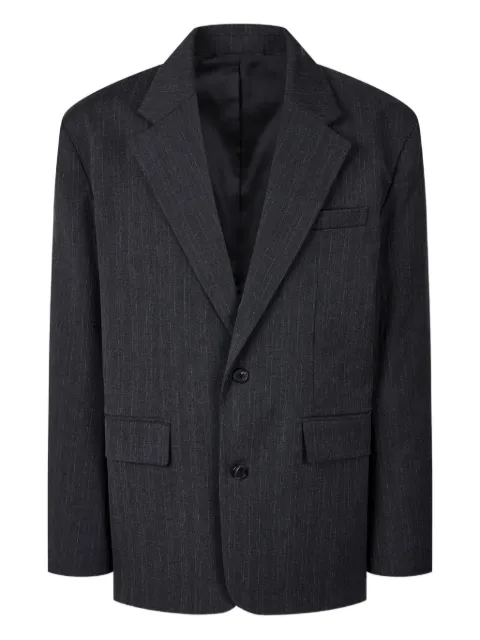 STUDIO TOMBOY striped single-breasted blazer 