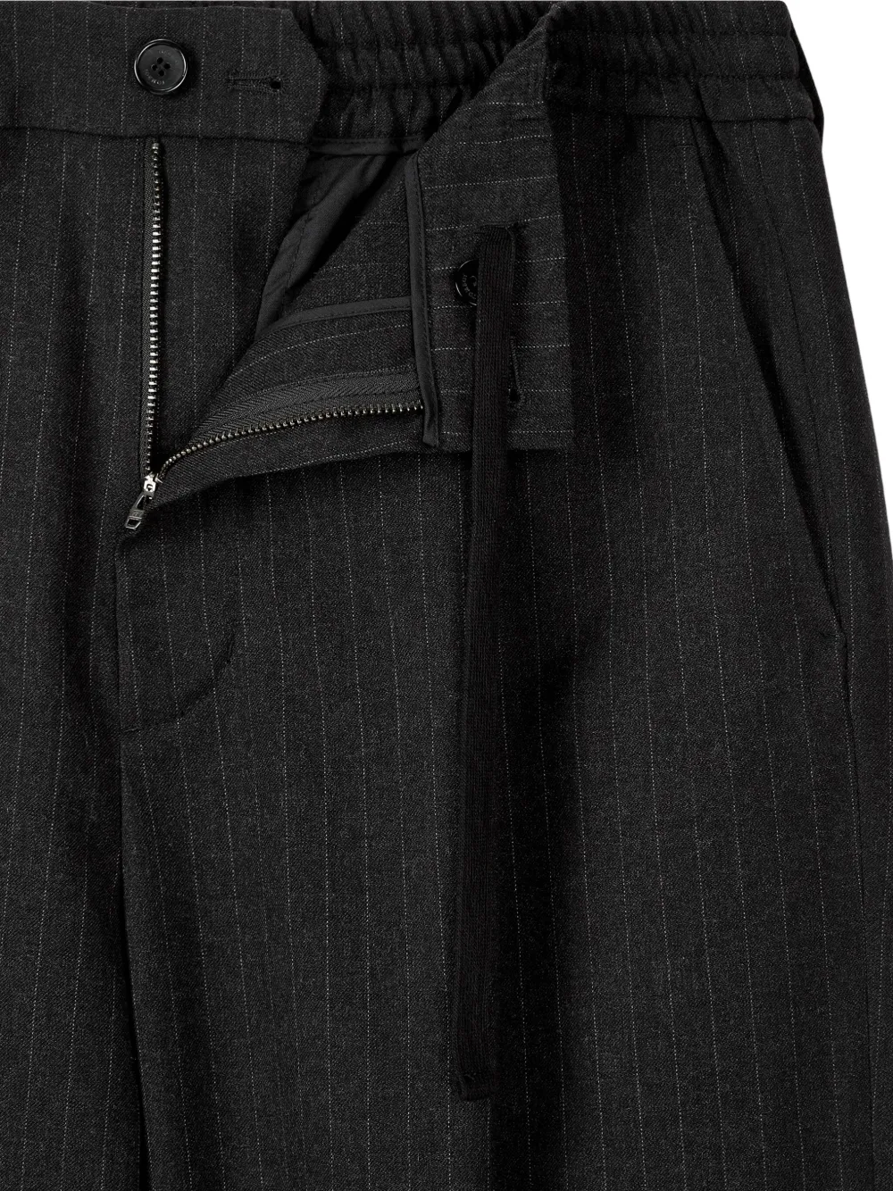 STUDIO TOMBOY Gestreepte broek Zwart