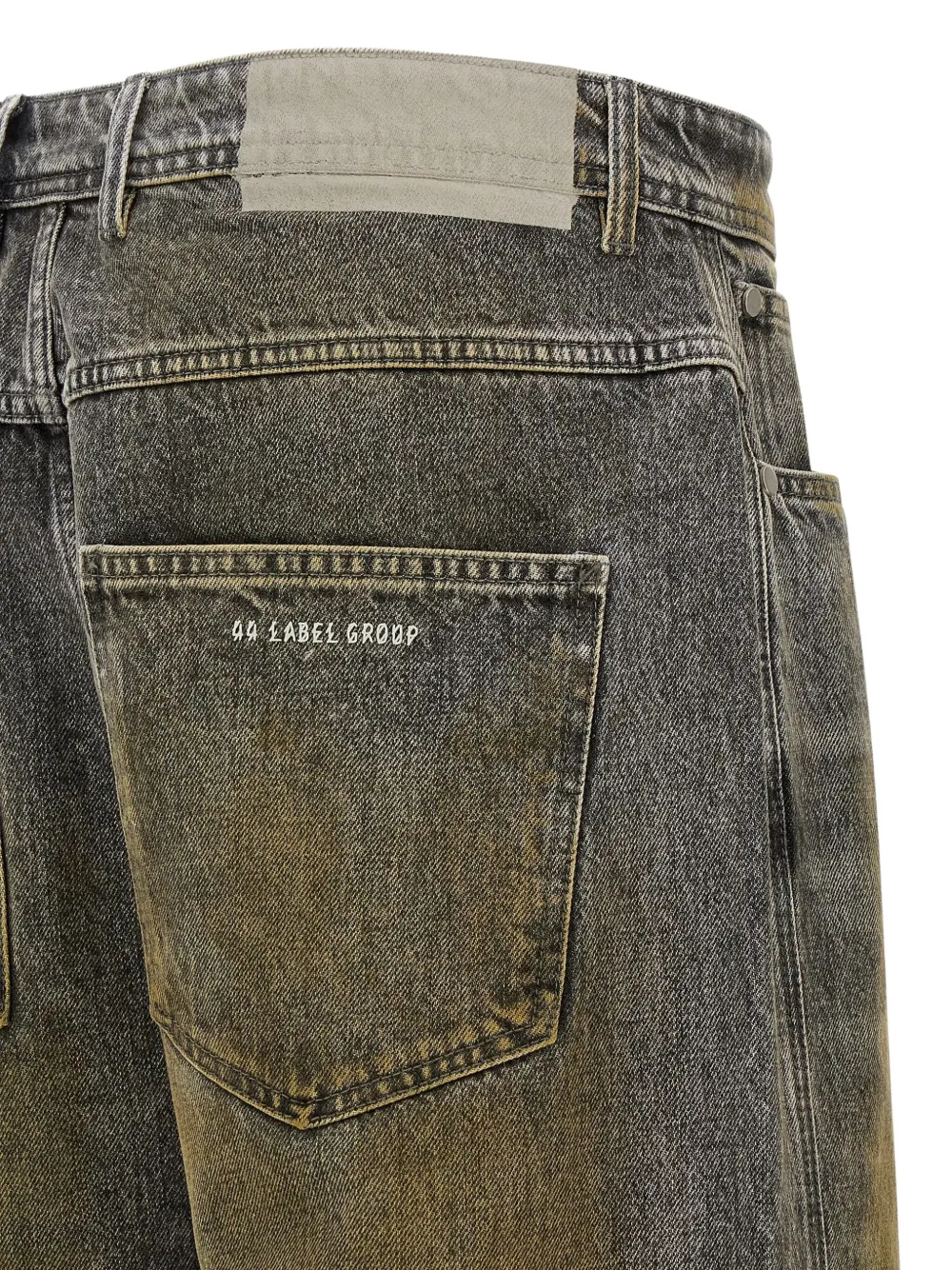 44 Label Group Green Soil Jeans In Multi