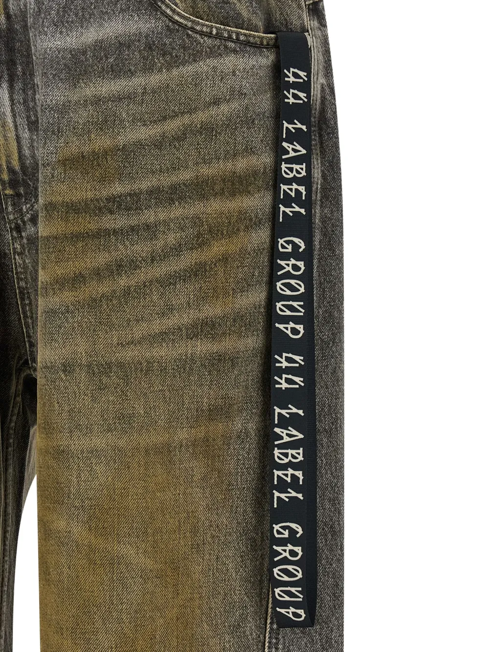 44 Label Group Green Soil Jeans In Multi