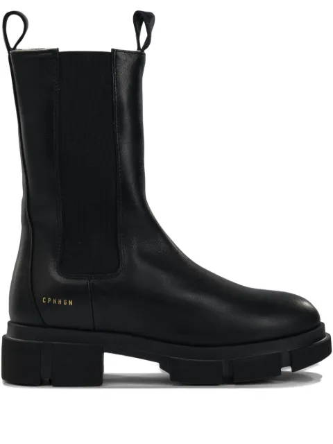 Copenhagen CPH500 pull-tab platform Chealse boots