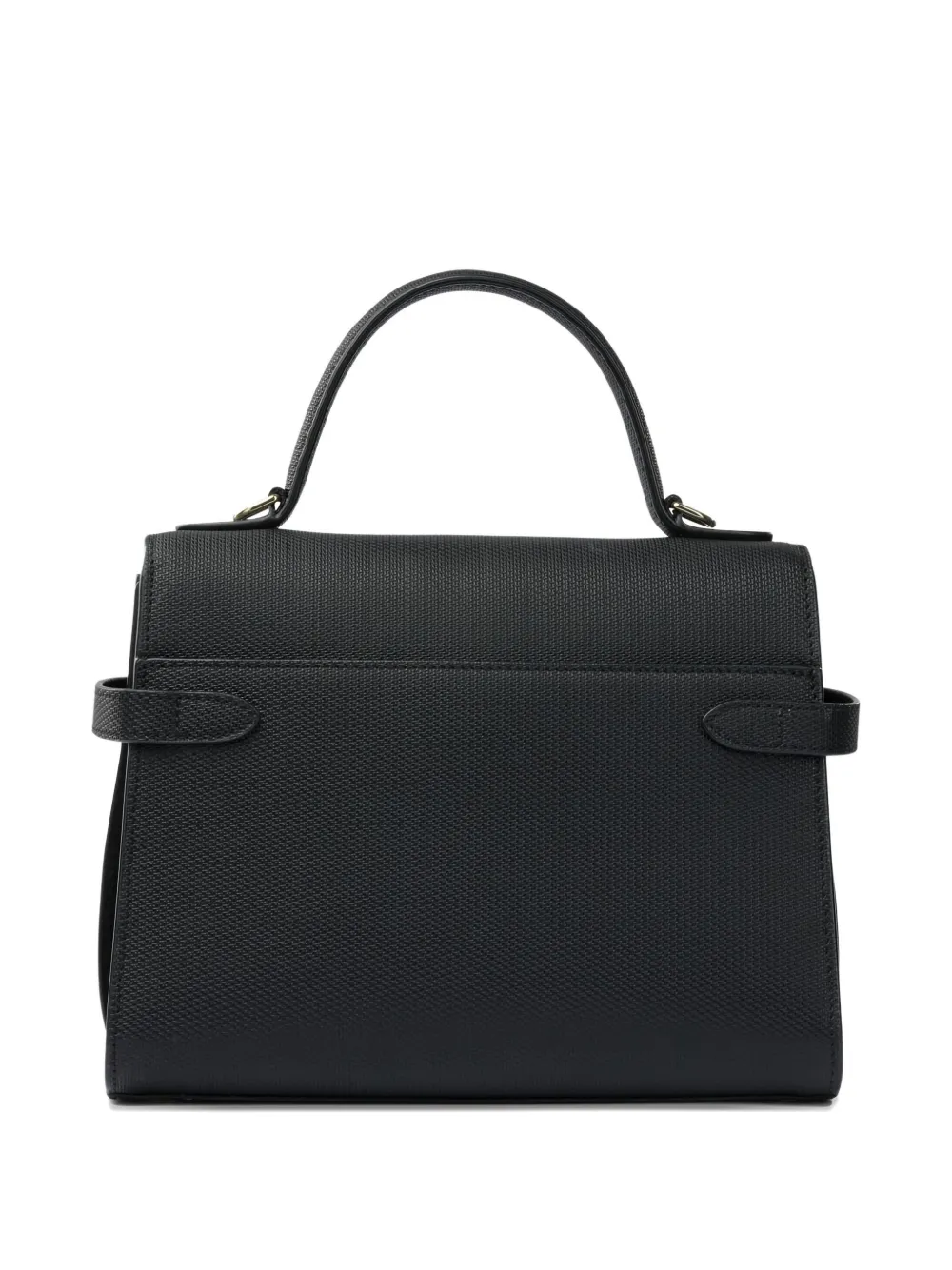 Le Tanneur medium Emilie flap top-handle tote bag - Zwart