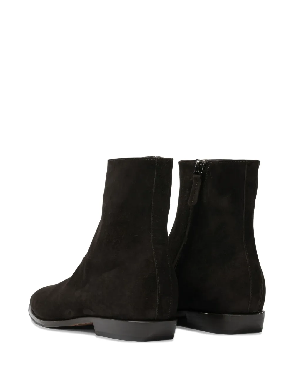 Henderson Baracco Sienna Zip Ankle Boots In Brown