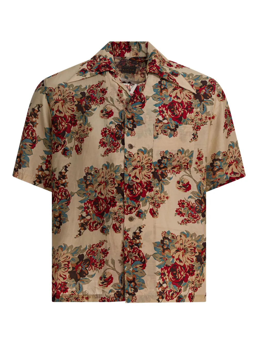 KAPITAL floral button shirt | Neutrals | Image 1