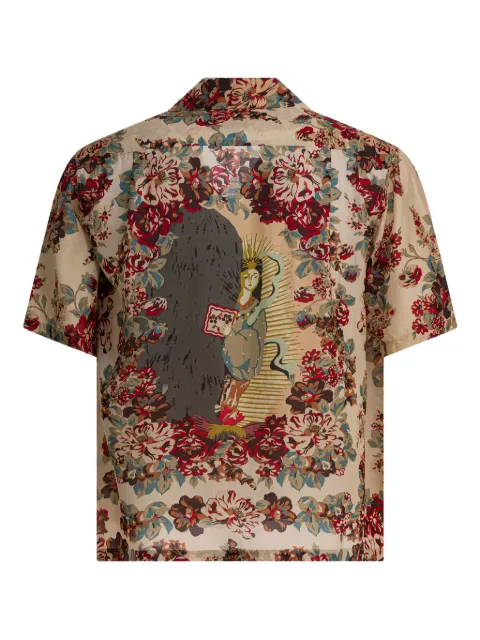 KAPITAL floral button shirt
